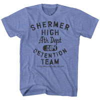 Thumbnail for BREAKFAST CLUB-DETENTIONTEAM-LIGHT BLUE HEATHER ADULT S/S TSHIRT