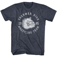 Thumbnail for BREAKFAST CLUB-WRESTLING TEAM-NAVY HEATHER ADULT S/S TSHIRT