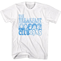 Thumbnail for BREAKFAST CLUB-BLUE INK BOX-WHITE ADULT S/S TSHIRT