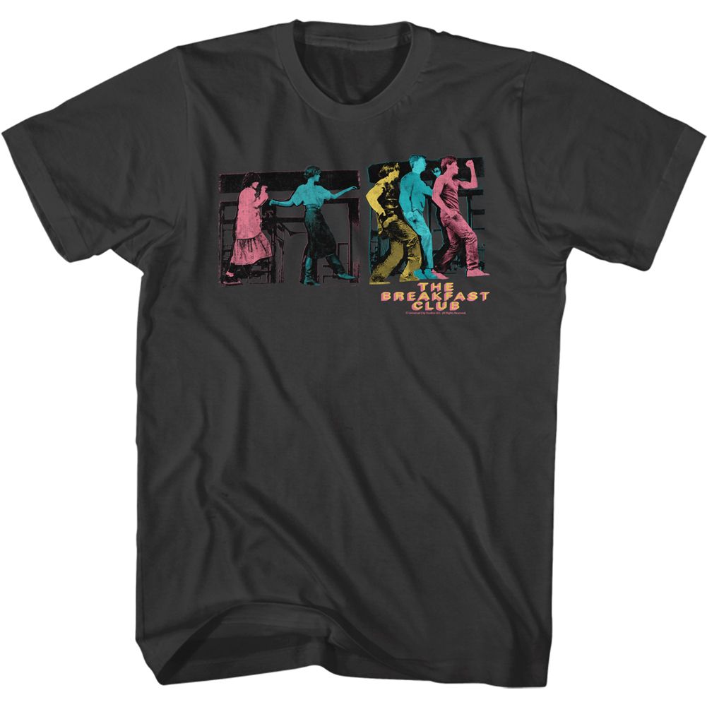 BREAKFAST CLUB-CMYK DANCE-SMOKE ADULT S/S TSHIRT