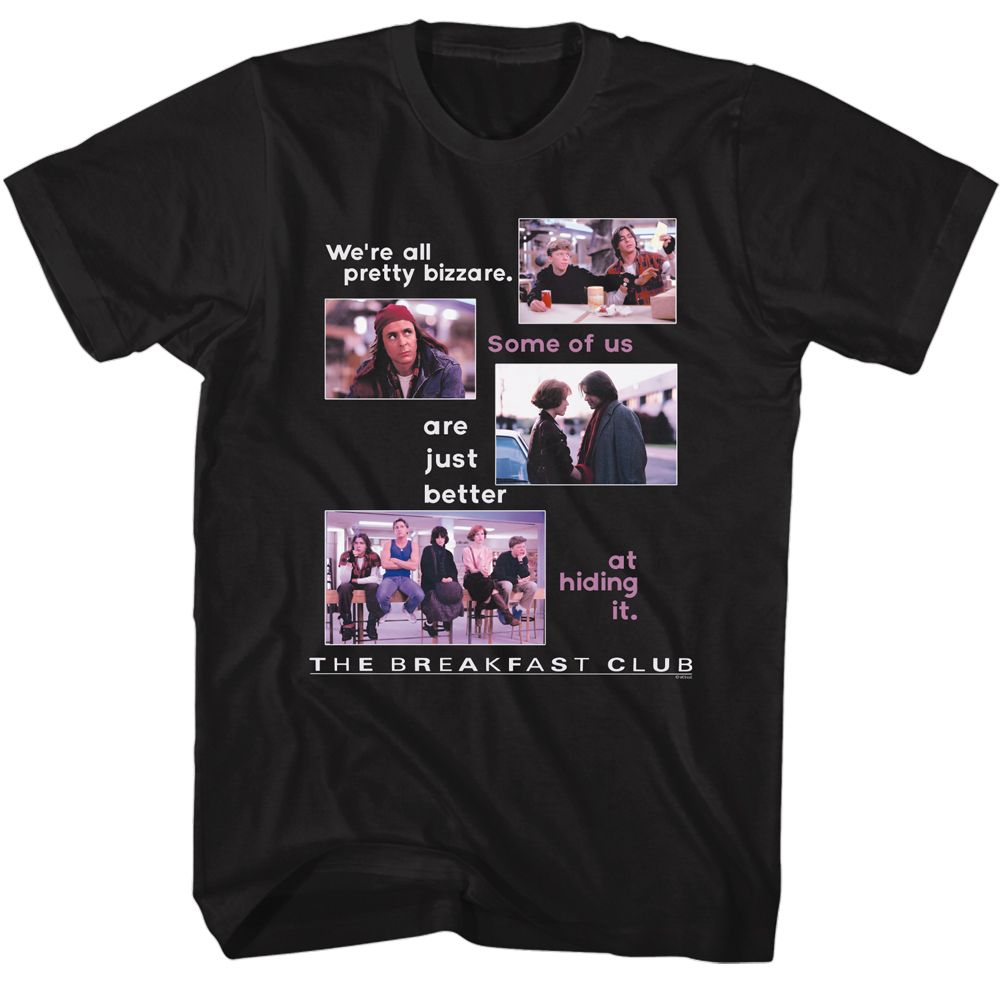 BREAKFAST CLUB-BREAKFAST CLUB ALL PRETTY BIZARRE-BLACK ADULT S/S TSHIRT