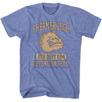 Thumbnail for BREAKFAST CLUB-BREAKFAST CLUB SHERMAN HIGH DETENTION-LIGHT BLUE HEATHER ADULT S/S TSHIRT
