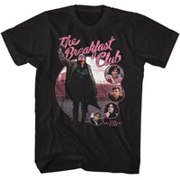 Thumbnail for BREAKFAST CLUB-BREAKFAST CLUB CHARACTER CIRCLES-BLACK ADULT S/S TSHIRT