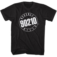 Thumbnail for BEVERLY HILLS 90210-BEVERY HILLS 90210 LOGO-BLACK ADULT S/S TSHIRT
