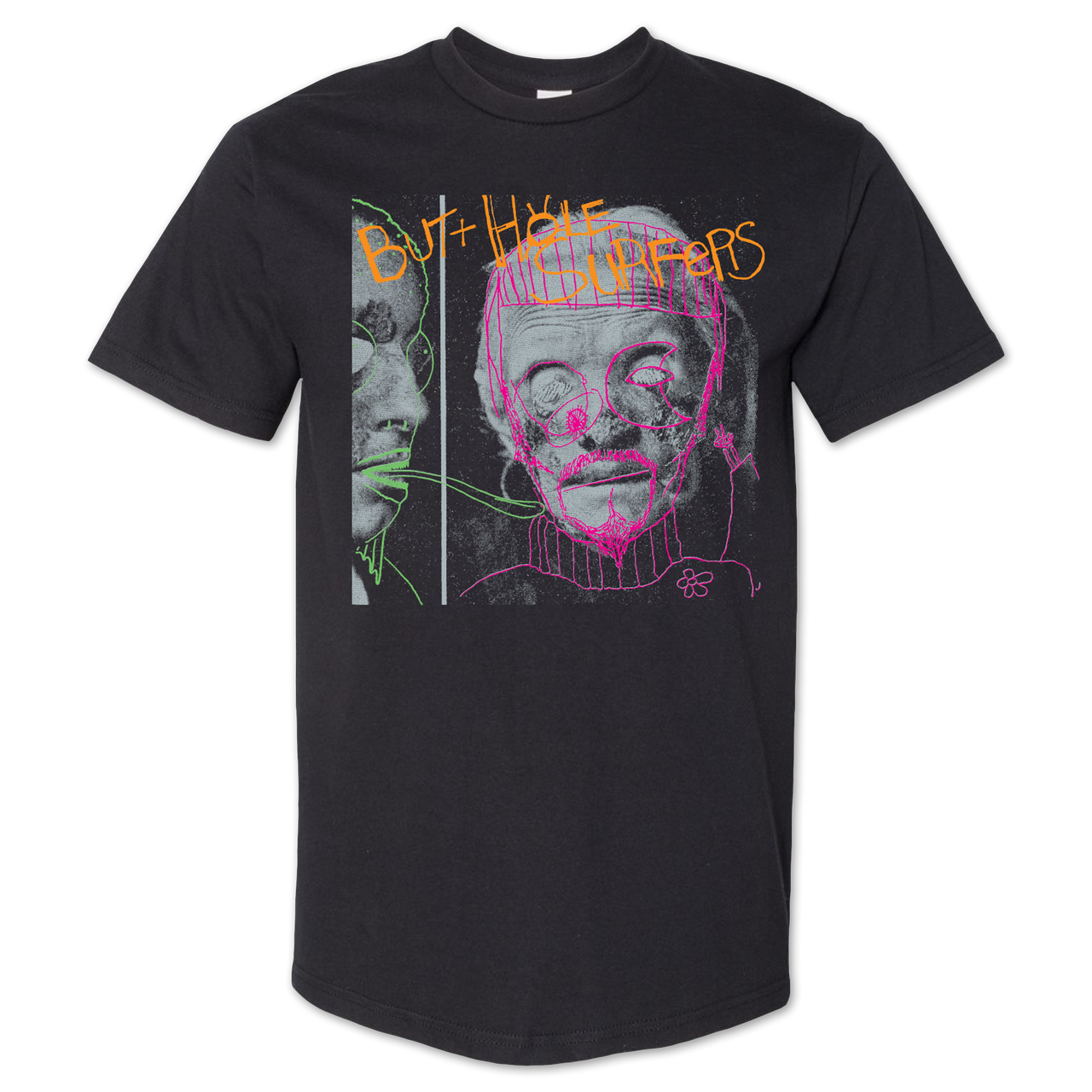 Butthole Surfers - Psychic Powerless (Black) Tee