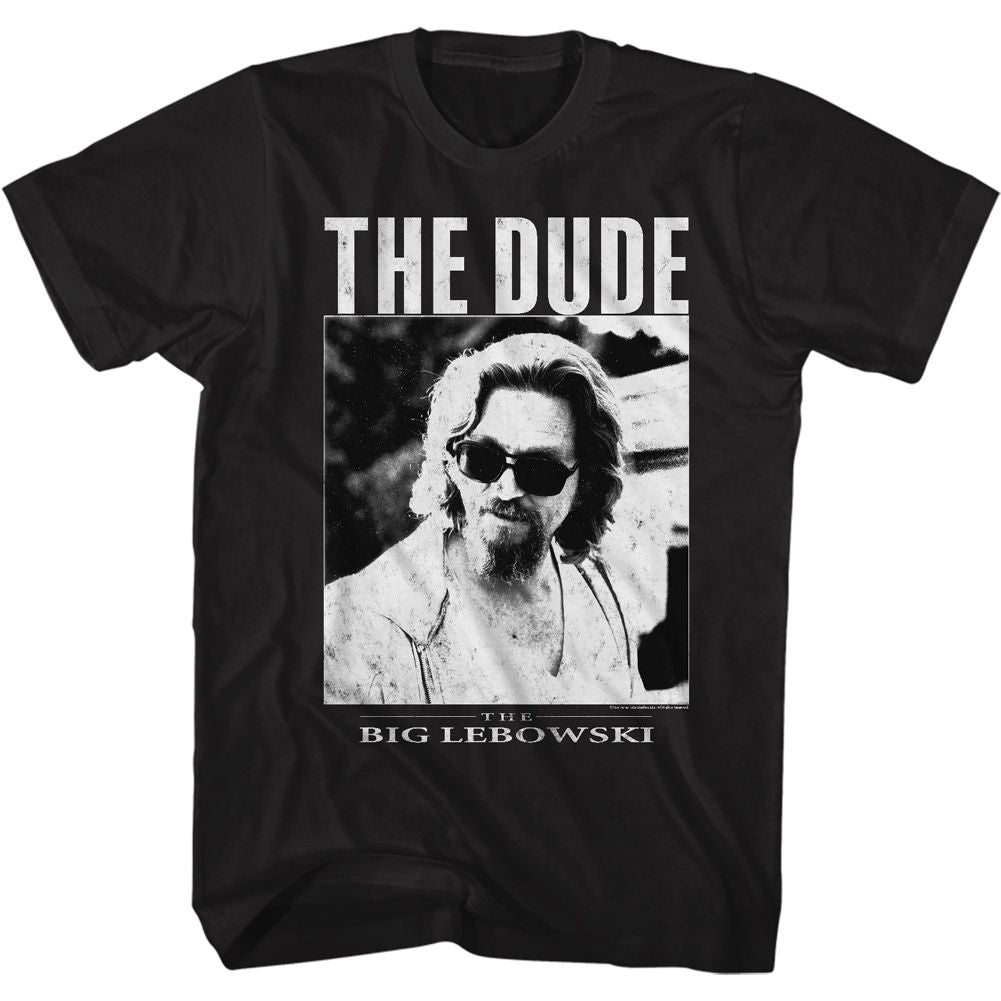 THE BIG LEBOWSKI-THE DUDE-BLACK ADULT S/S TSHIRT