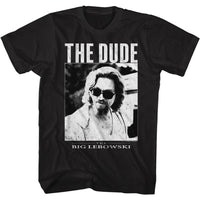 Thumbnail for THE BIG LEBOWSKI-THE DUDE-BLACK ADULT S/S TSHIRT