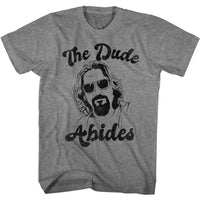 Thumbnail for THE BIG LEBOWSKI-THE DUDE ABIDES-GRAPHITE HEATHER ADULT S/S TSHIRT