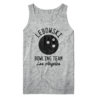 Thumbnail for BIG LEBOWSKI-BIG LEBOWSKI BOWLING TEAM-GRAY HEATHER ADULT TANK