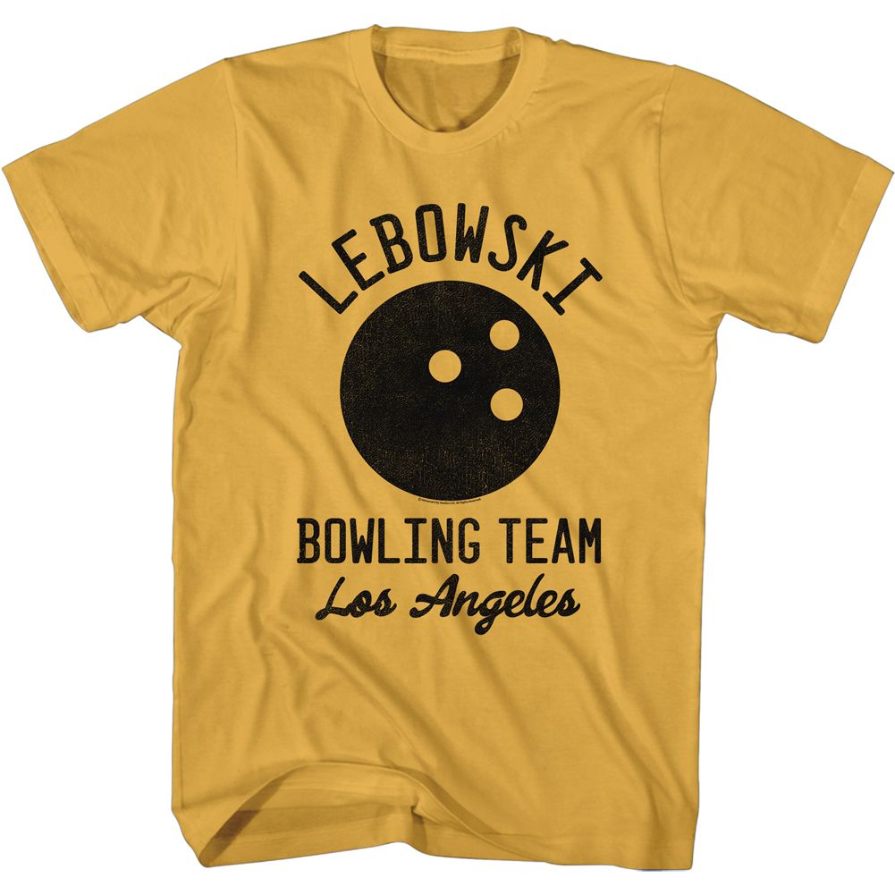 THE BIG LEBOWSKI-BOWLING TEAM-GINGER ADULT S/S TSHIRT