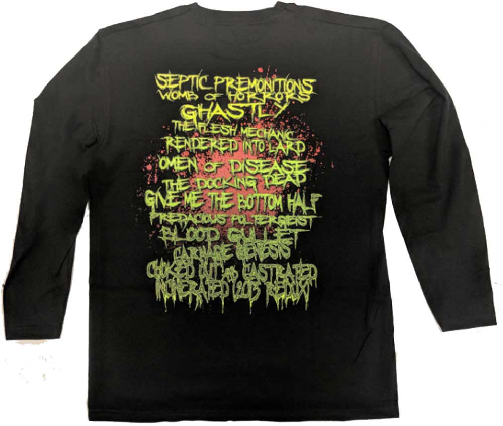 Broken Hope Omen Covers Song Black Long Sleeve T-Shirt