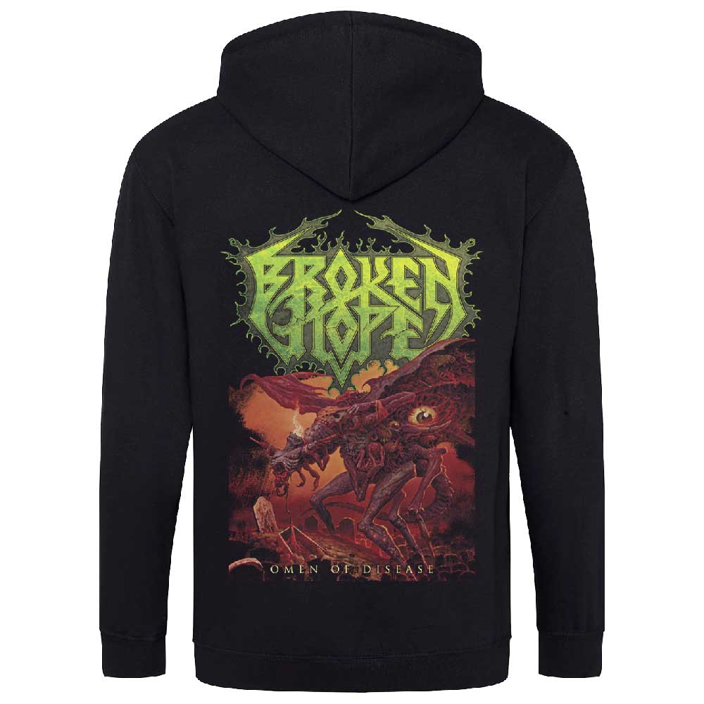 Broken Hope Logo Omen Zip Hoodie