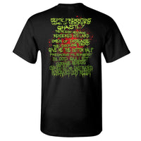 Thumbnail for Broken Hope Omen Of Disease - Song Titles Back T-Shirt