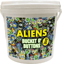 Thumbnail for 144 Unit Bucket o' Buttons - Aliens – 1 PC PPK