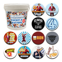 Thumbnail for 144 Unit Bucket o' Buttons - Anchorman – 1 PC PPK
