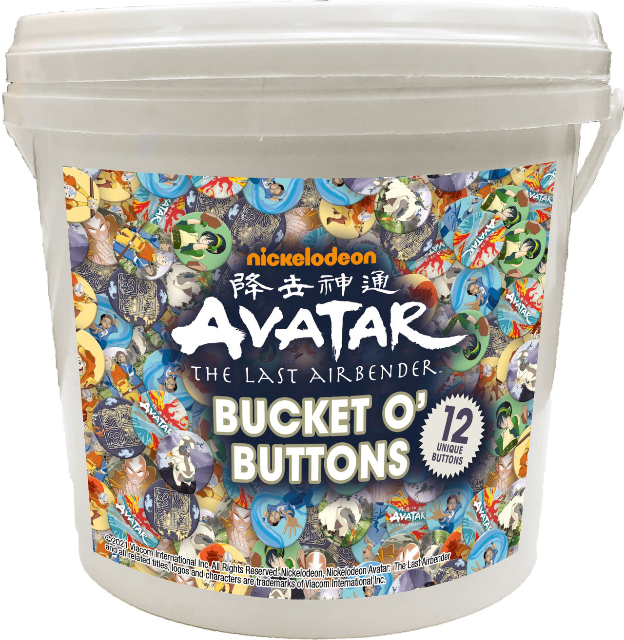 144 Unit Bucket o' Buttons - Avatar – 1 PC PPK