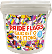 Thumbnail for 144 Unit Bucket o' Buttons - Pride Flags – 1 PC PPK