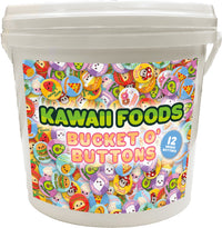 Thumbnail for 144 Unit Bucket o' Buttons - Kawaai Food – 1 PC PPK