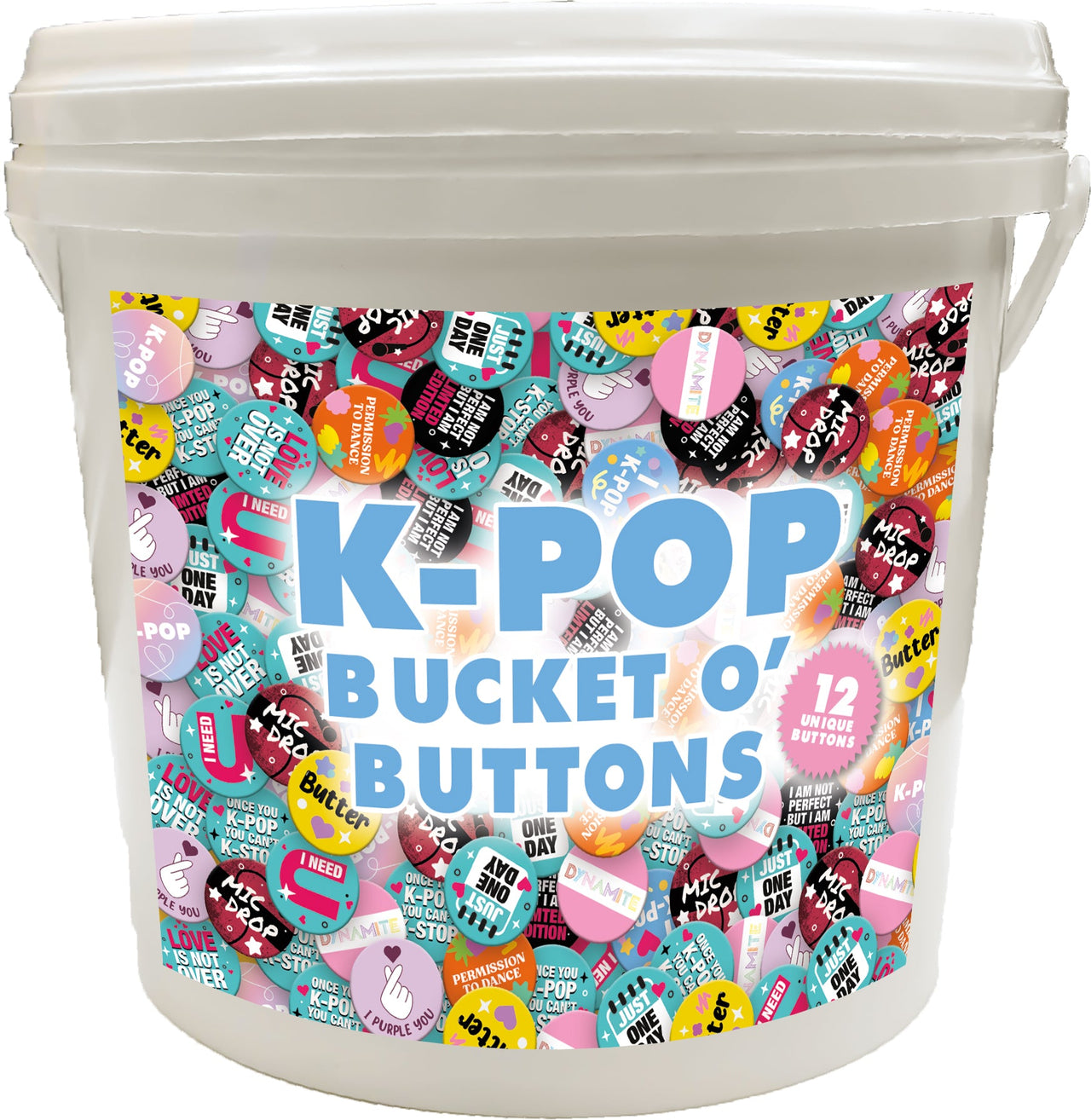144 Unit Bucket o' Buttons - K-POP – 1 PC PPK