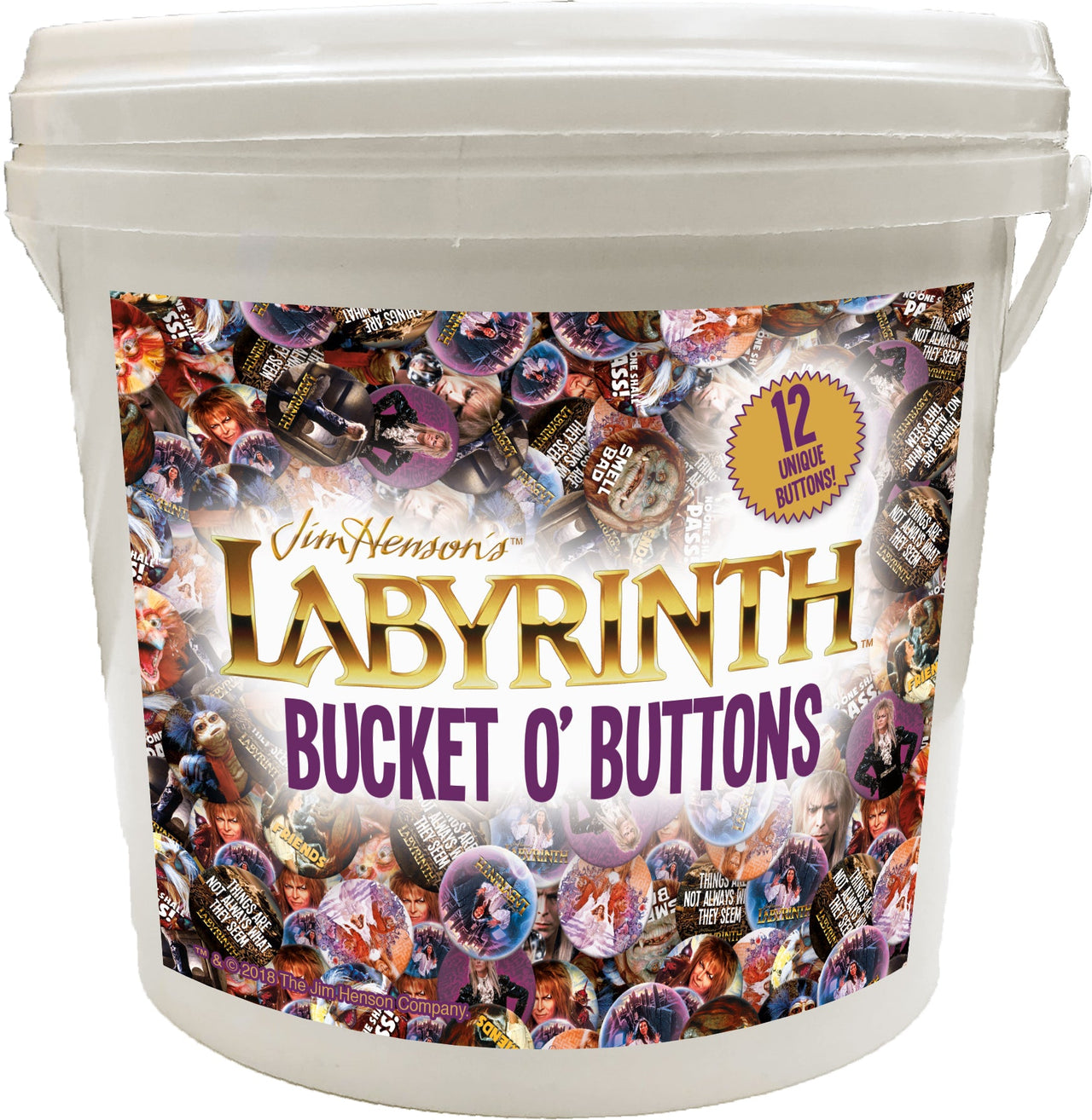 144 Unit Bucket o' Buttons - Labyrinth – 1 PC PPK