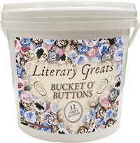 Thumbnail for 144 Unit Bucket o' Buttons - Literary Greats – 1 PC PPK
