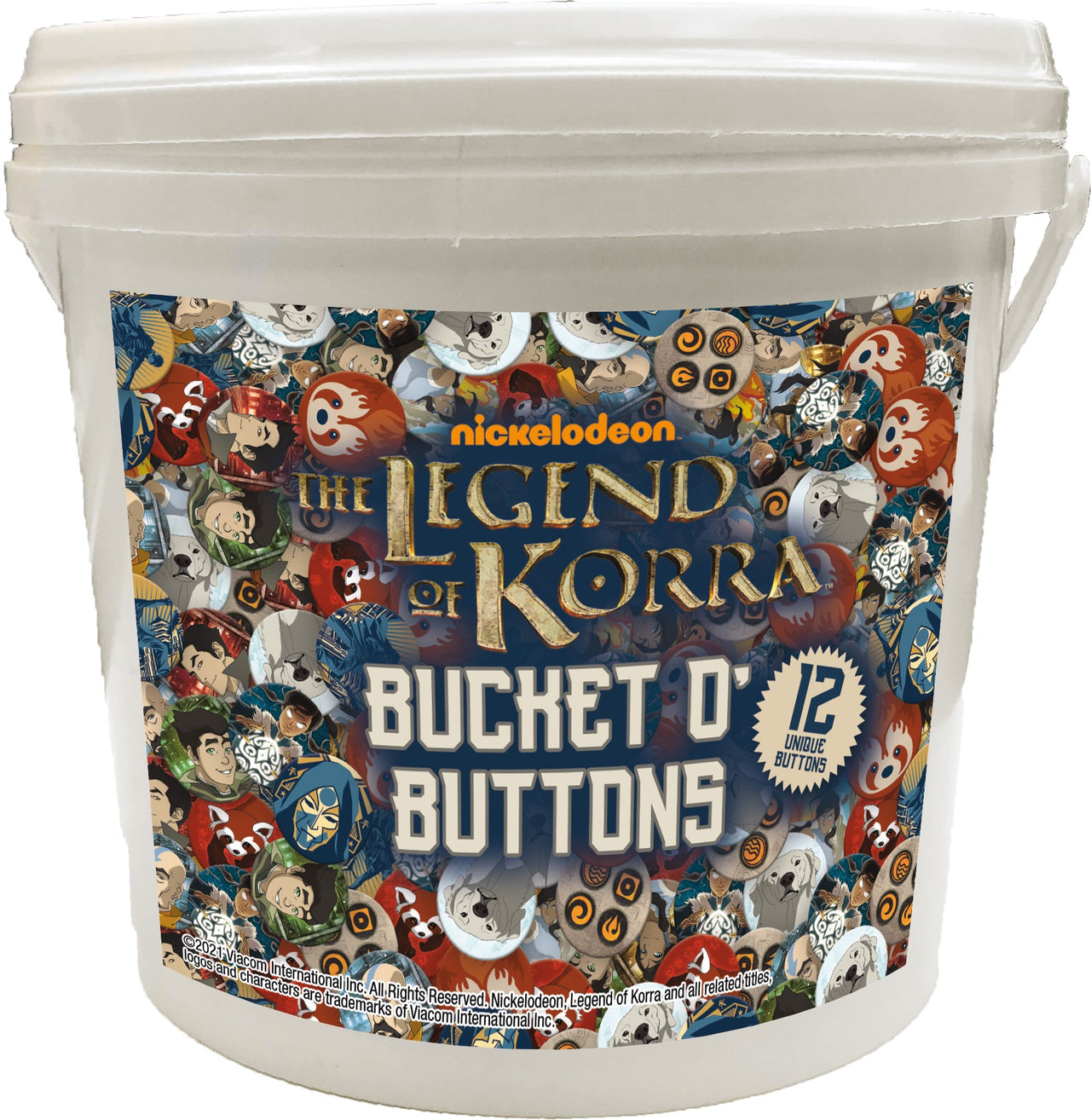 144 Unit Bucket o' Buttons - Legend of Korra – 1 PC PPK