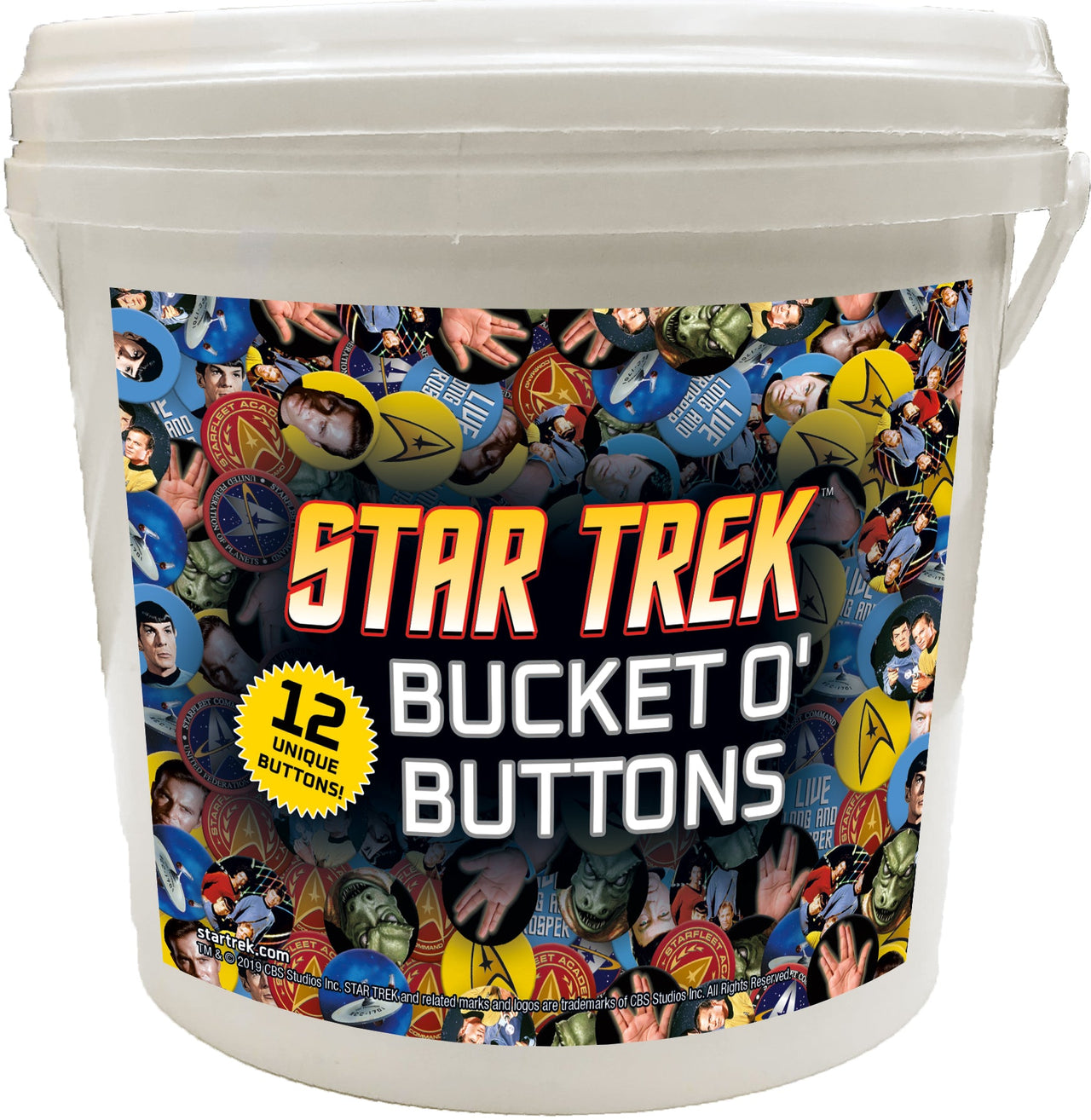 144 Unit Bucket o' Buttons - Star Trek – 1 PC PPK