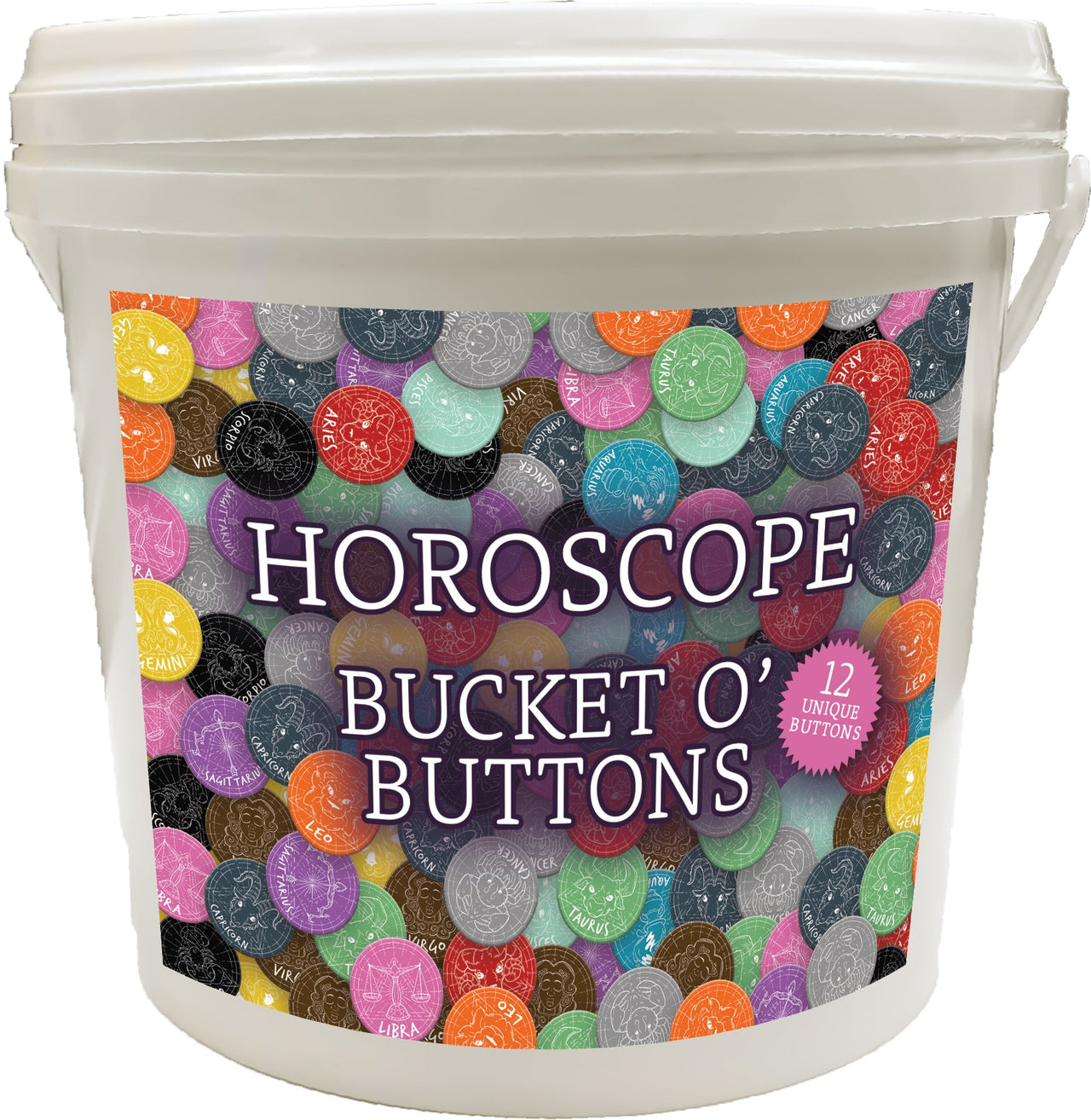 144 Unit Bucket o' Buttons - Horoscope – 1 PC PPK