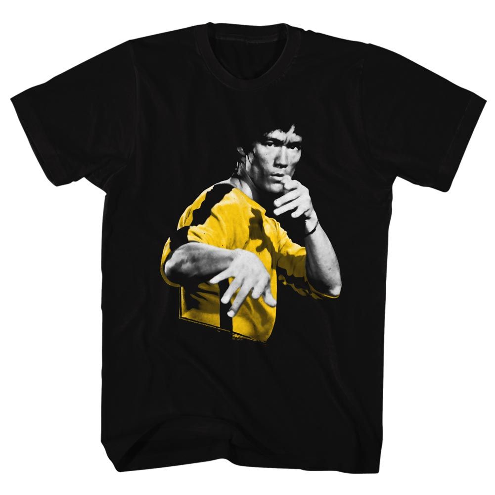 BRUCE LEE-HOOOWAH-BLACK ADULT S/S TSHIRT