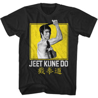 Thumbnail for BRUCE LEE-BOXY JEET KUNE-BLACK ADULT S/S TSHIRT