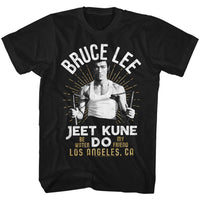 Thumbnail for BRUCE LEE-WHITE GOLD-BLACK ADULT S/S TSHIRT
