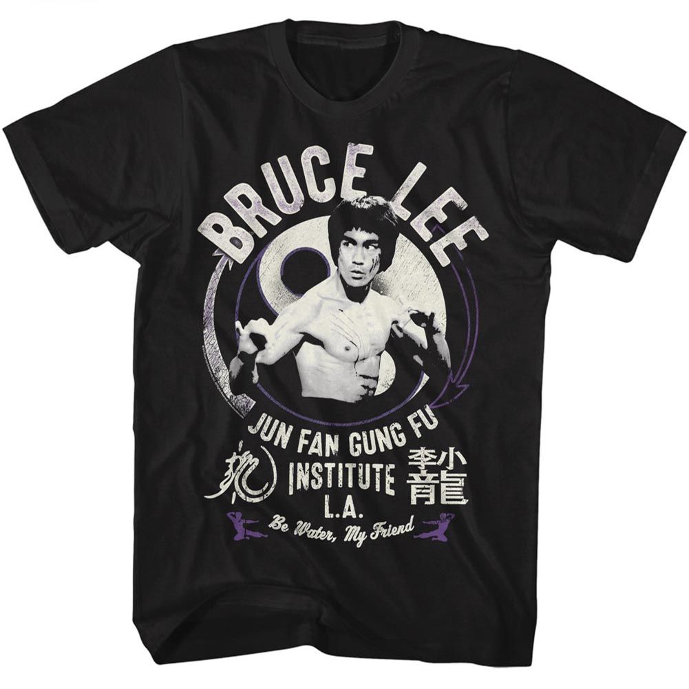 BRUCE LEE-JUNFANGUNGFU-BLACK ADULT S/S TSHIRT