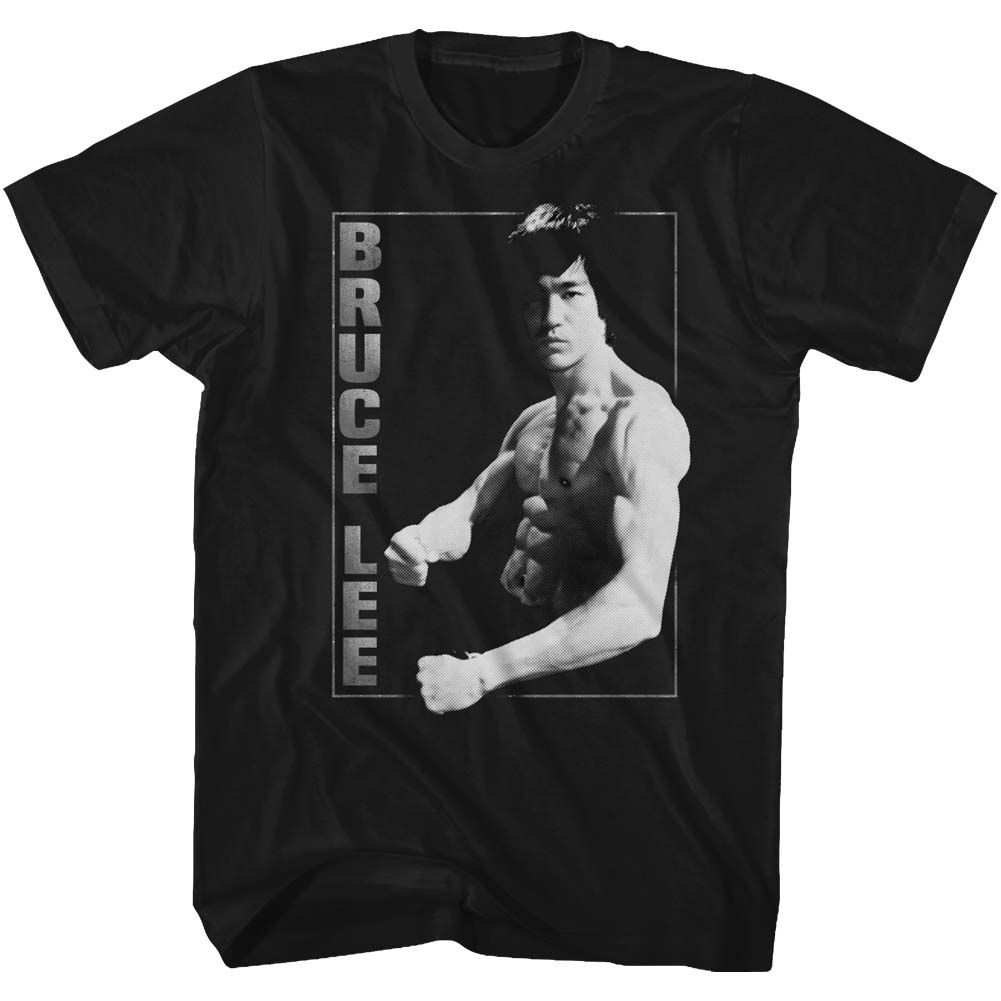 BRUCE LEE-STAND ALONE-BLACK ADULT S/S TSHIRT