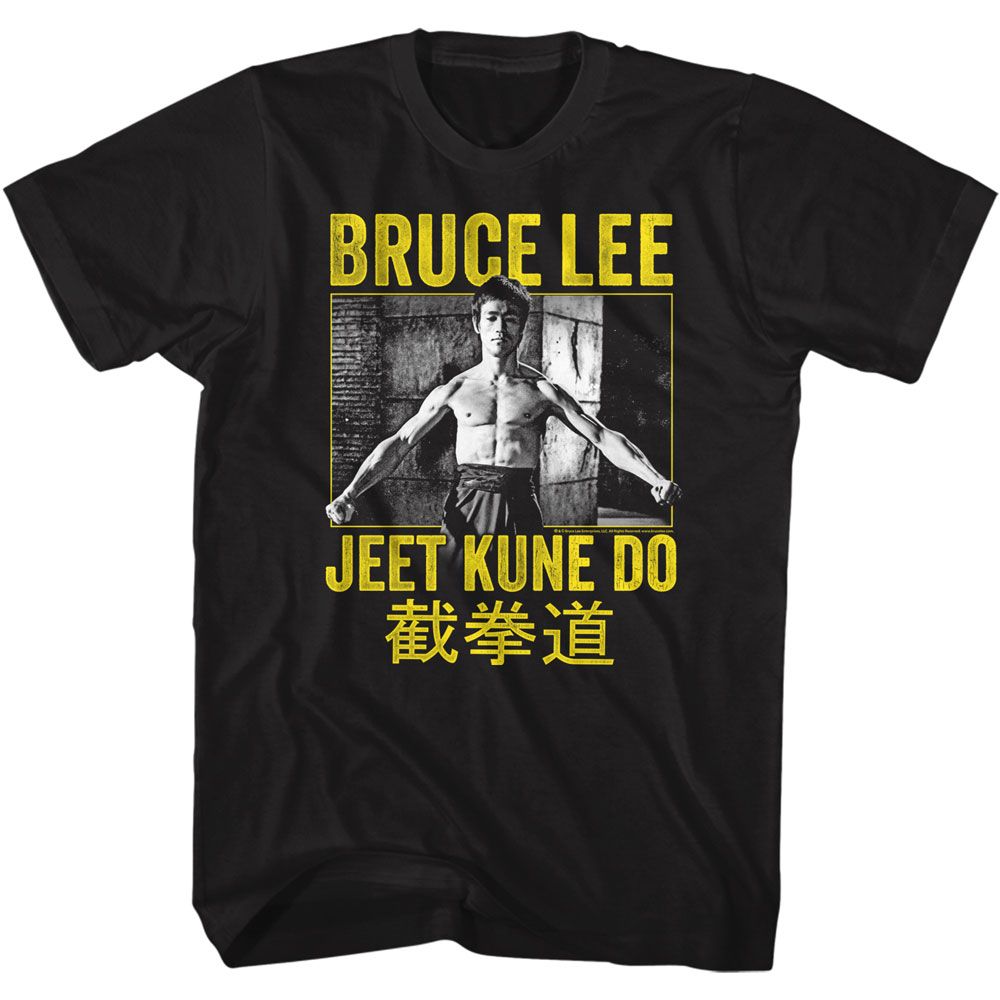 BRUCE LEE-JKD NO WAY AS WAY-BLACK ADULT S/S TSHIRT