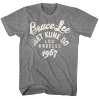 Thumbnail for BRUCE LEE-BE WATER 67-GRAPHITE HEATHER ADULT S/S TSHIRT