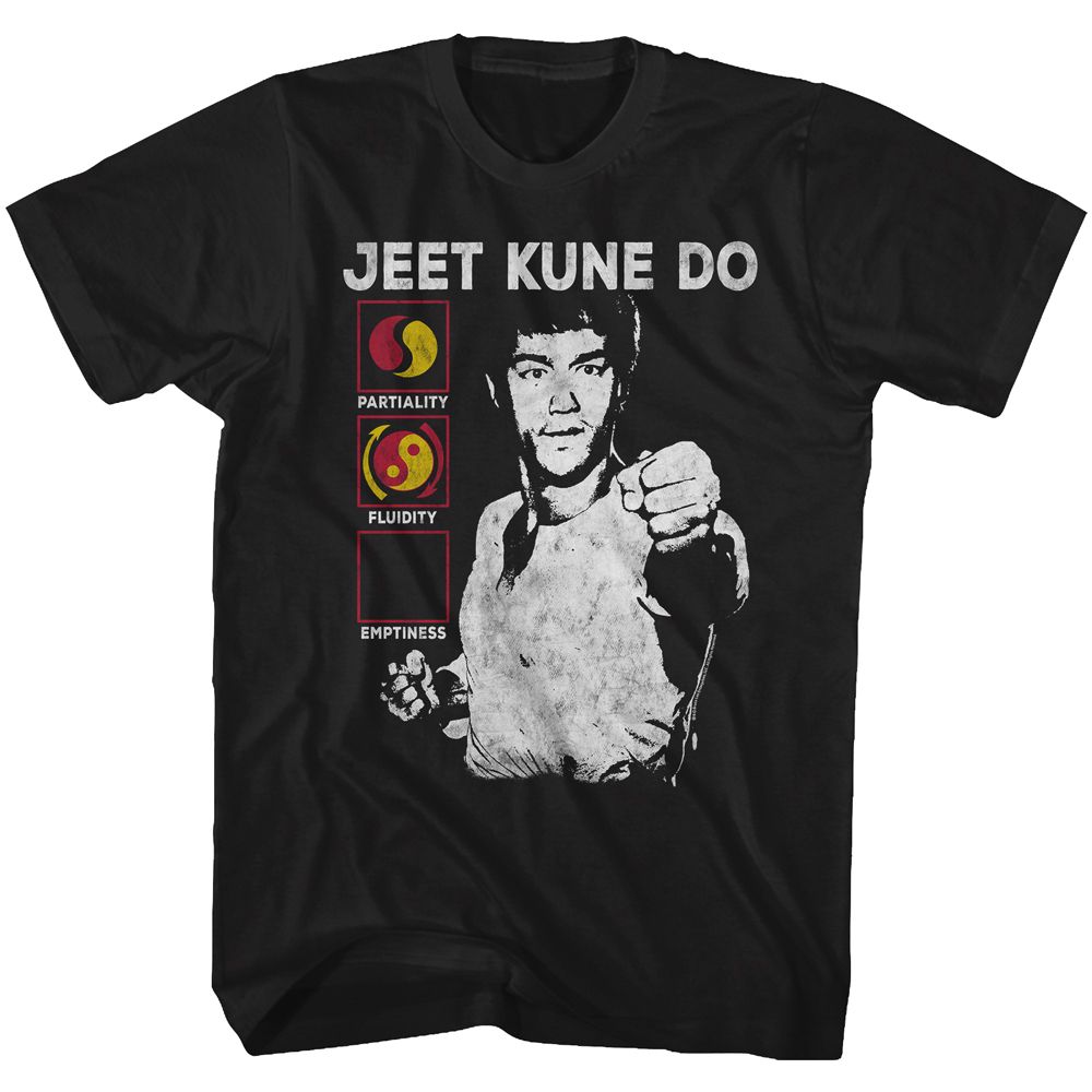 BRUCE LEE-JKD SYMBOL MEANING-BLACK ADULT S/S TSHIRT