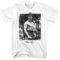 Thumbnail for BRUCE LEE-BW BRUCE PHOTO-WHITE ADULT S/S TSHIRT