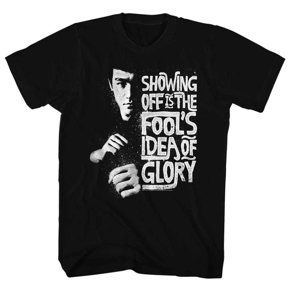 BRUCE LEE-CHEEEEEE-BLACK ADULT S/S TSHIRT
