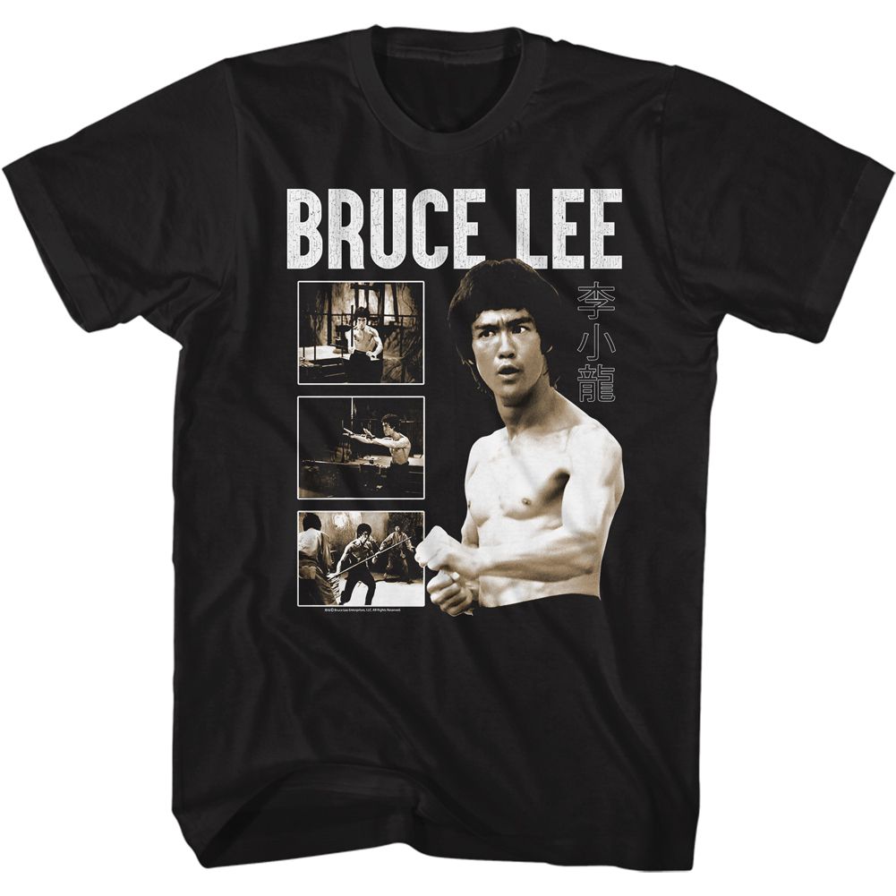 BRUCE LEE-EXCITING-BLACK ADULT S/S TSHIRT