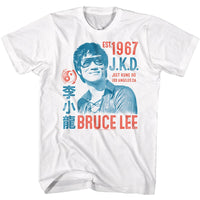 Thumbnail for BRUCE LEE-BRUCE LEE JKD STACKED-WHITE ADULT S/S TSHIRT