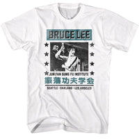 Thumbnail for BRUCE LEE-BRUCE LEE JUN FAN GUNG FU INSTITUTE-WHITE ADULT S/S TSHIRT