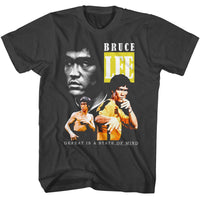 Thumbnail for BRUCE LEE-BRUCE LEE TRIPLE-SMOKE ADULT S/S TSHIRT