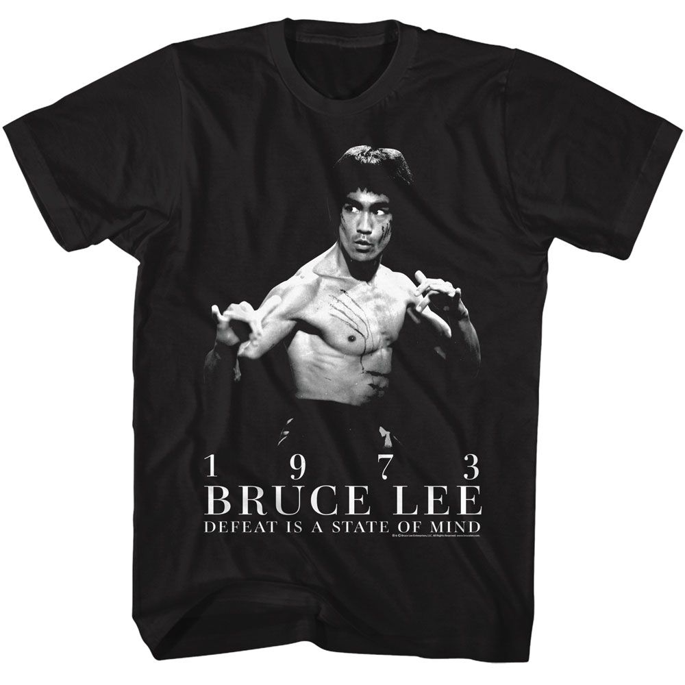 BRUCE LEE-BRUCE LEE STATE OF MIND-BLACK ADULT S/S TSHIRT