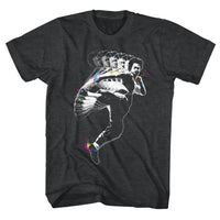 Thumbnail for BRUCE LEE-SPLAT KICK-BLACK HEATHER ADULT S/S TSHIRT
