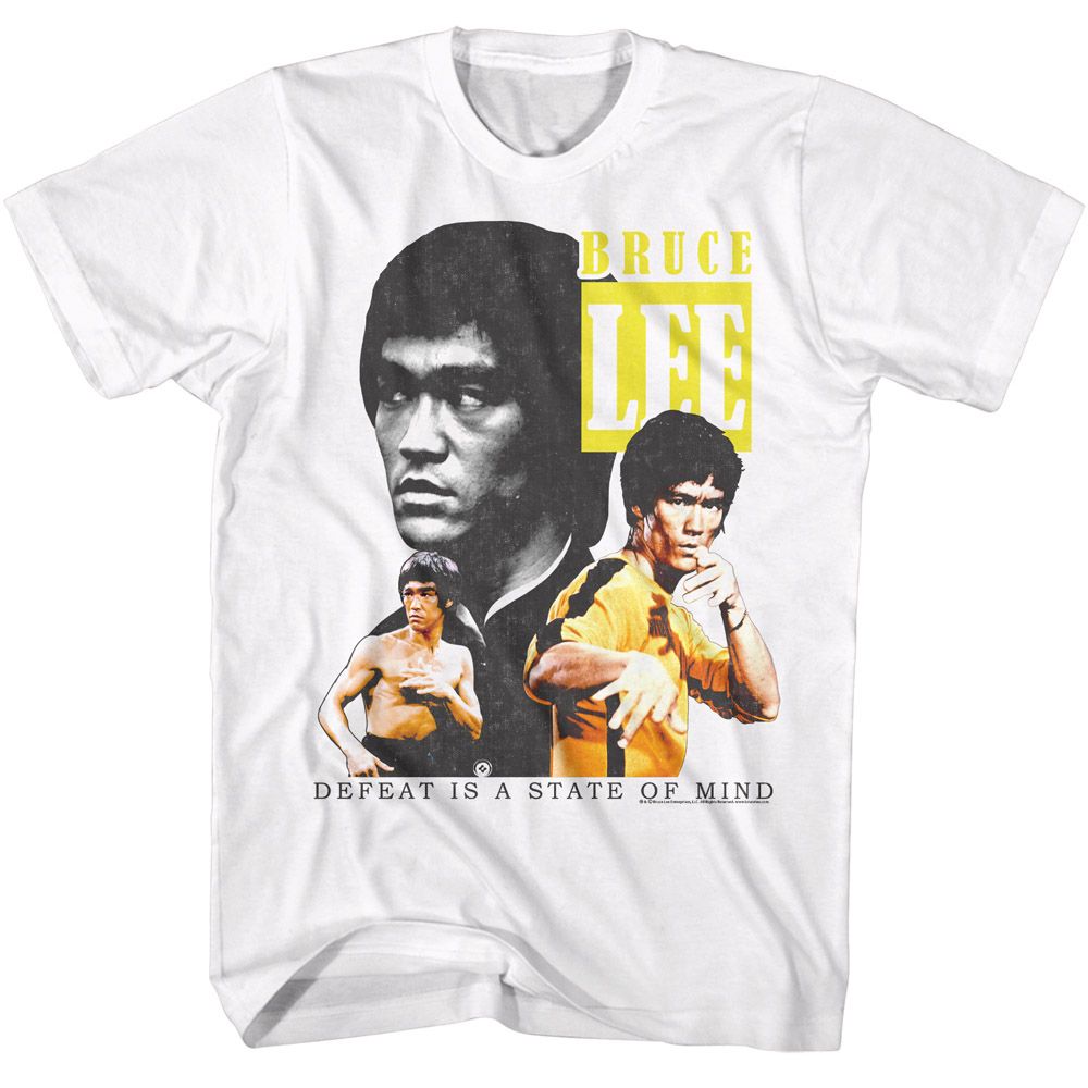 BRUCE LEE-BRUCE LEE THREE-WHITE ADULT S/S TSHIRT