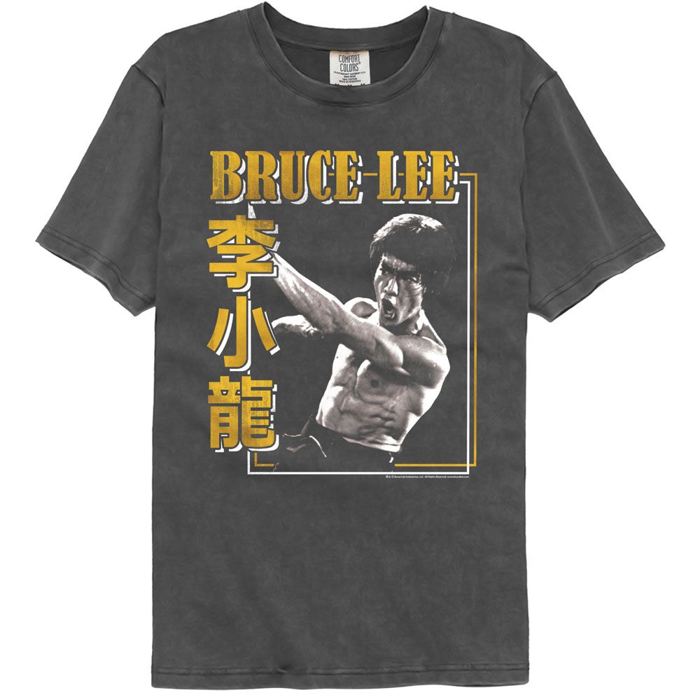 BRUCE LEE-BRUCE LEE PERPENDICULAR PUNCH-PEPPER COMFORT COLOR ADULT S/S TSHIRT