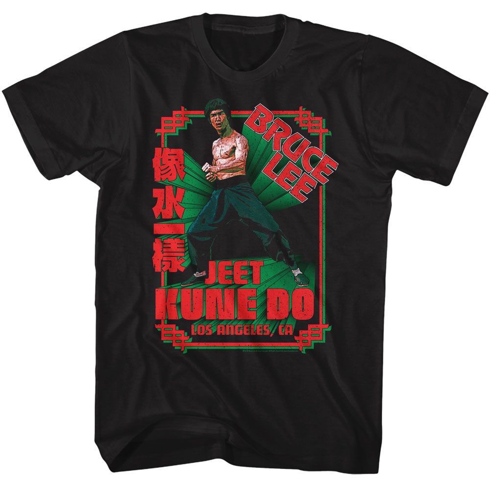 BRUCE LEE-BRUCE LEE ENTER THE DRAGON-BLACK ADULT S/S TSHIRT