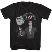 Thumbnail for BRUCE LEE-BRUCE LEE BE WATER-BLACK ADULT S/S TSHIRT