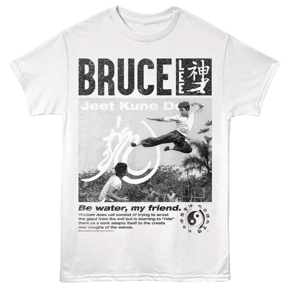 BRUCE LEE-BRUCE LEE WISDOM-WHITE ADULT S/S TSHIRT