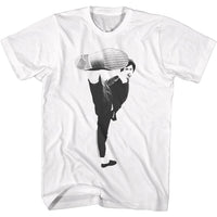 Thumbnail for BRUCE LEE-KICK-WHITE ADULT S/S TSHIRT